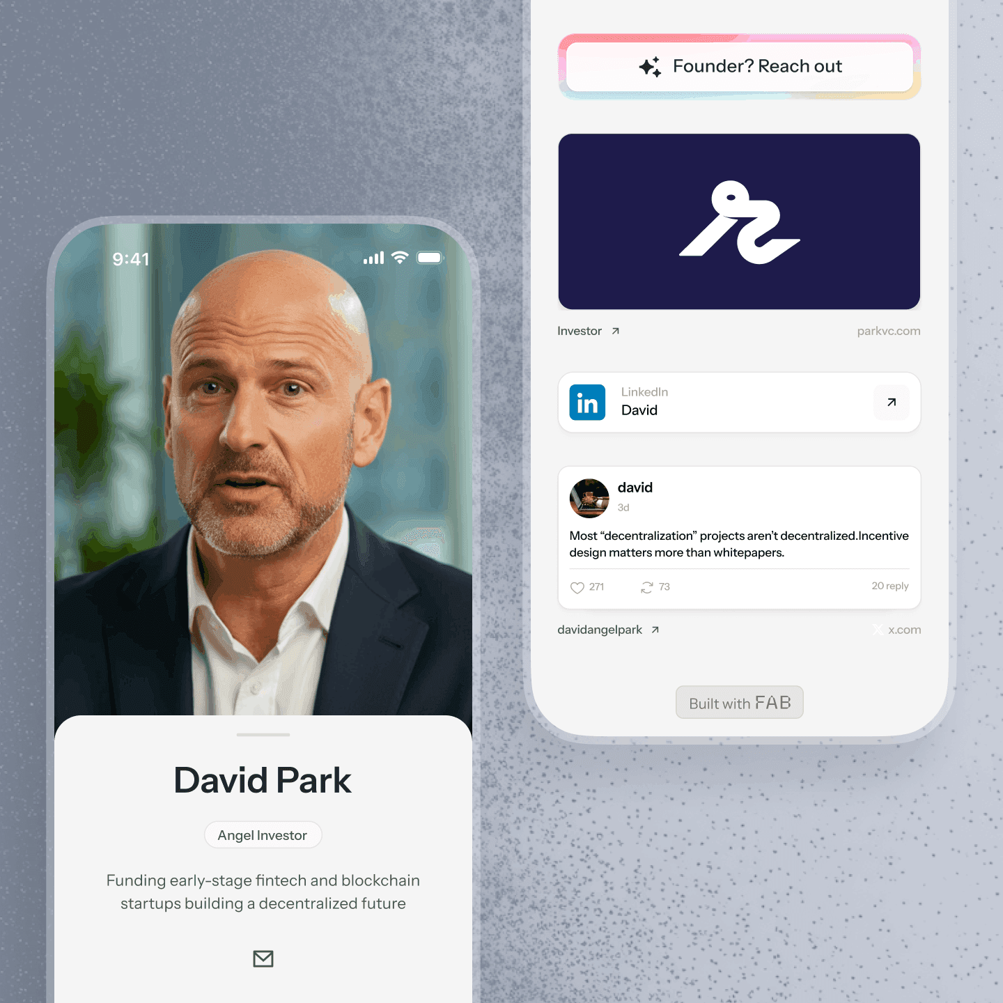 Let your thesis do the first meeting