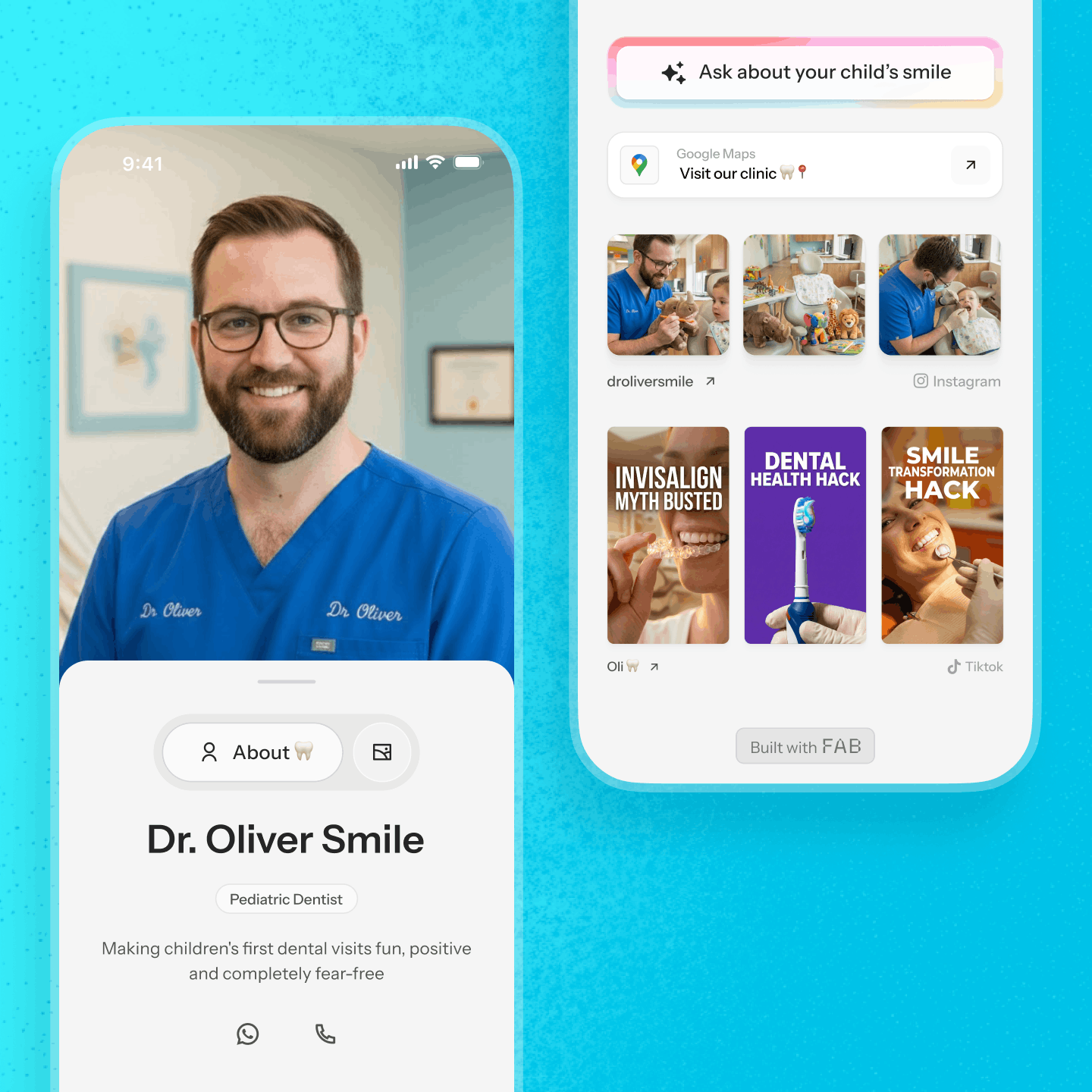 Turn patient questions into appointments